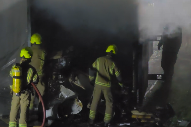 Quiet West Lothian street engulfed by smoke as blaze breaks out in ...