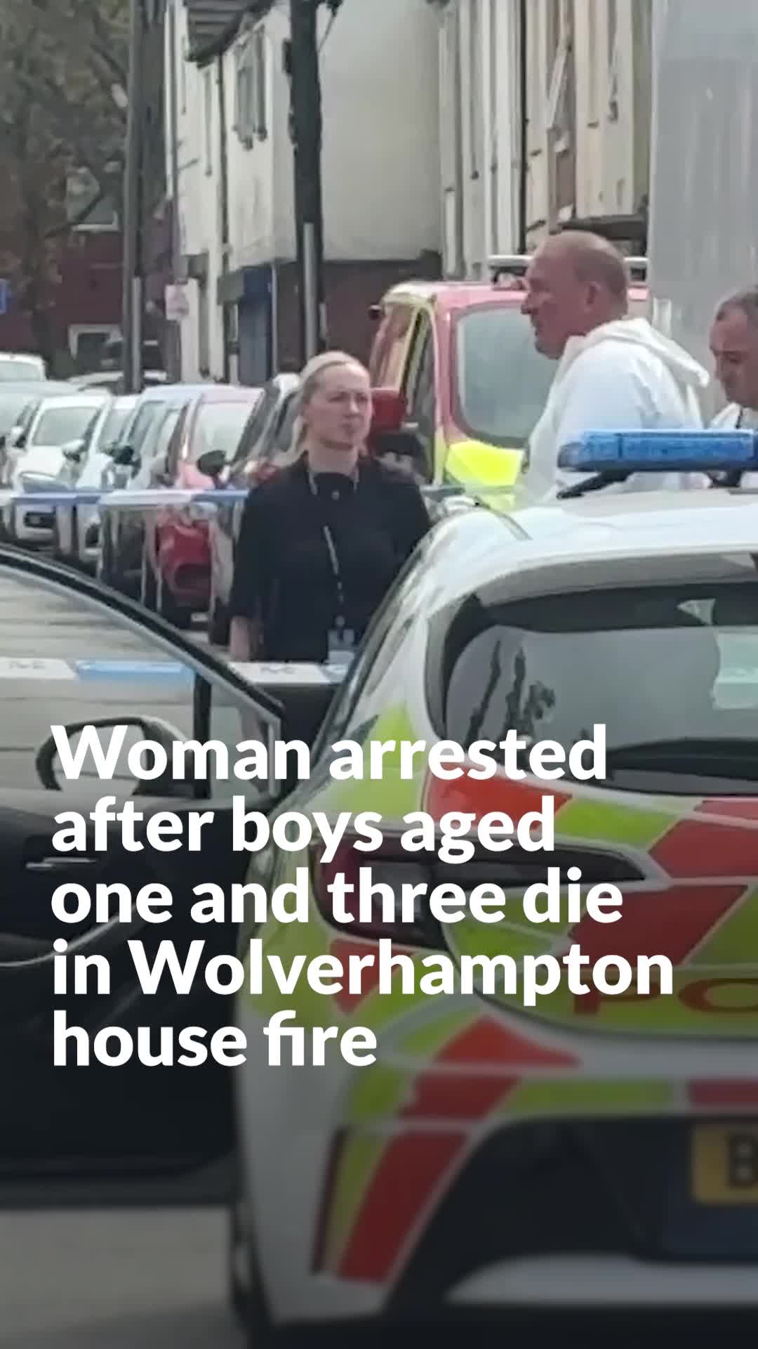 Woman arrested after boys aged one and three die in Wolverhampton house ...