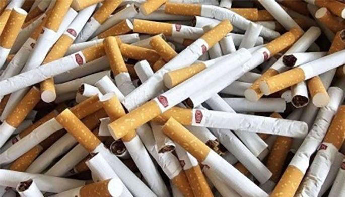 Cop tagged in illegal cigarette production