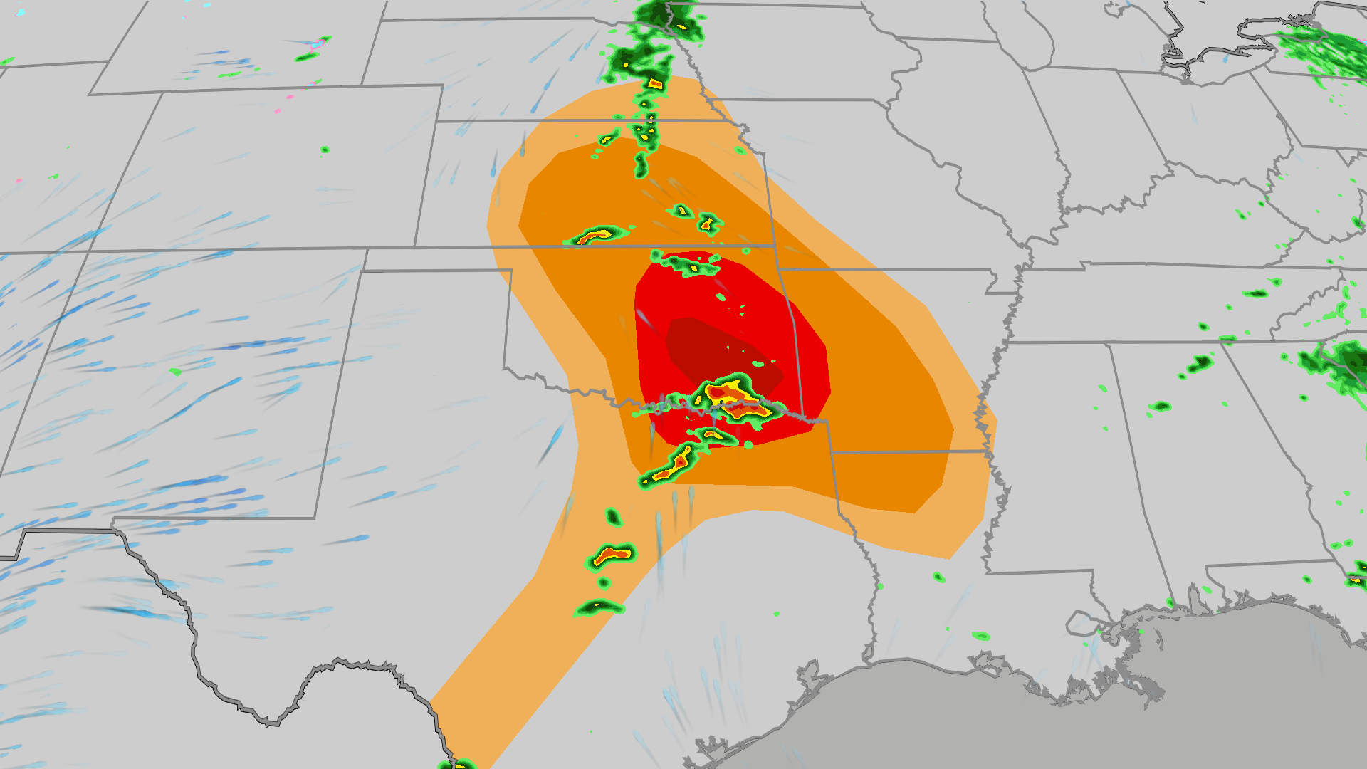 Giant hail, strong tornadoes possible in plains this weekend