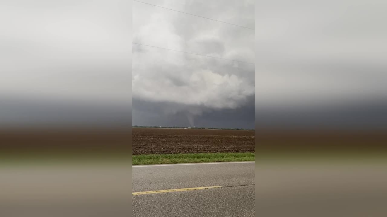 Chilling video: Massive tornado touches down in Oklahoma after dark