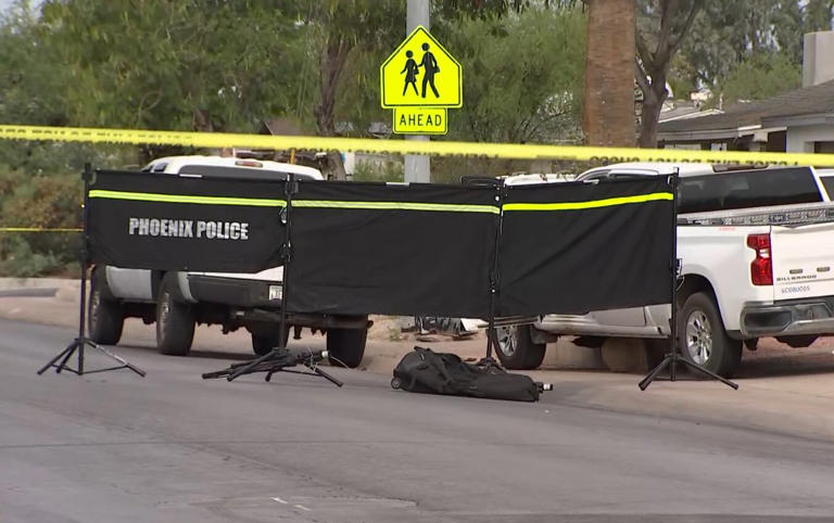 Man shot to death after hitting parked cars in north Phoenix, PD says
