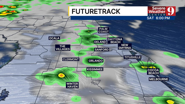 Central Florida weather: Warm, humid weekend brings upper 80s and ...