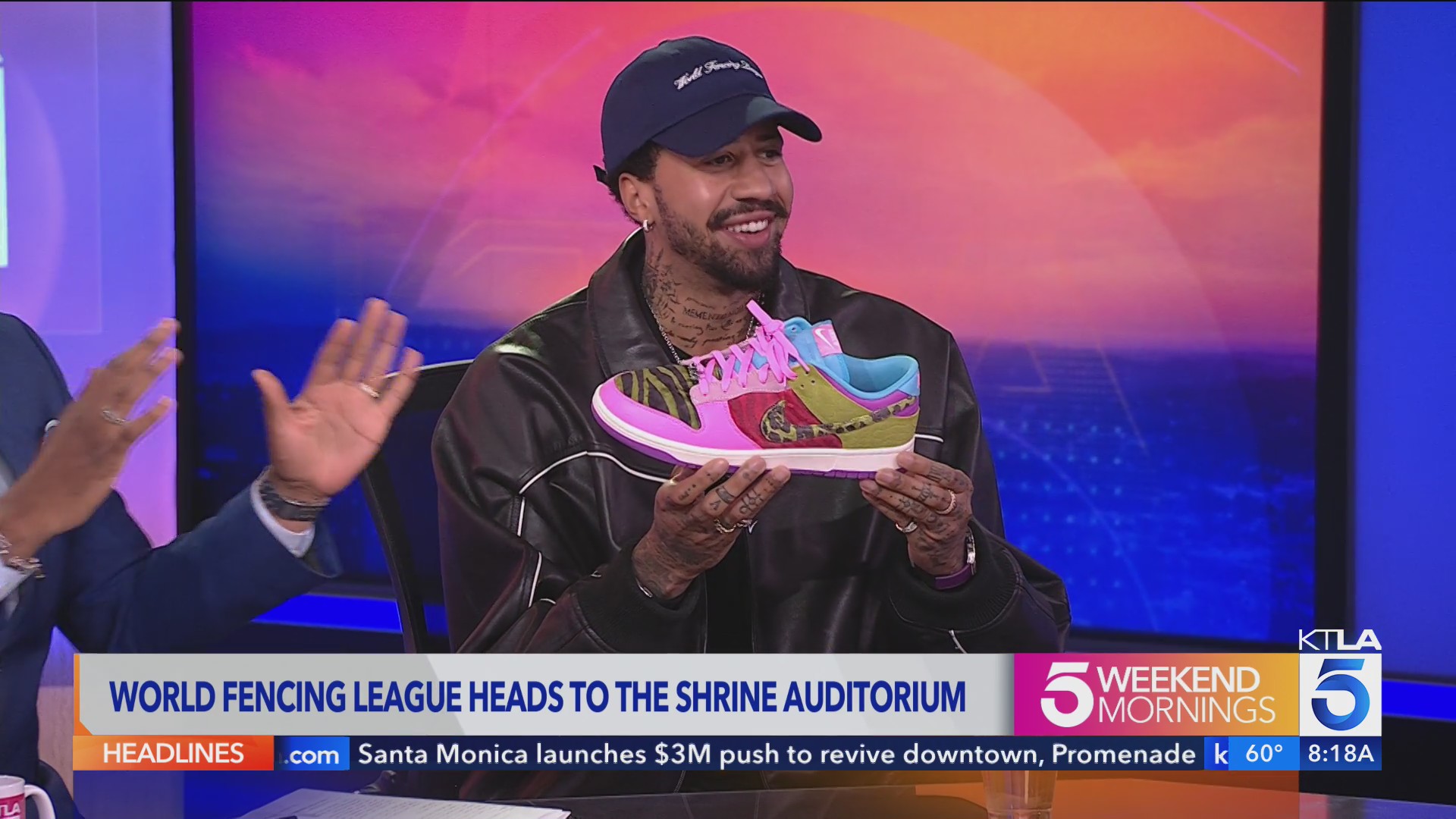 Olympic medalist and world champ Miles Chamley-Watson stopped by to ...