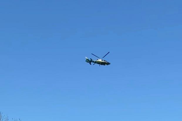 Person airlifted to hospital after crash on rural County Durham road