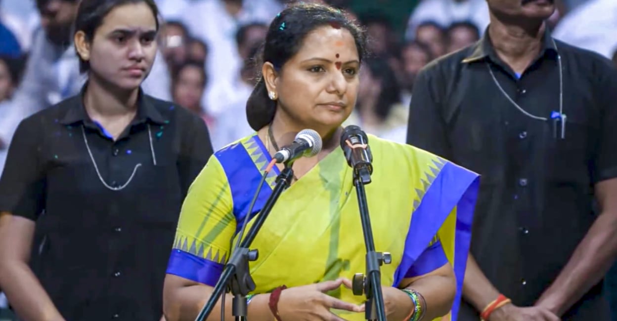 Kavitha launches Telangana Rashtra Sena, targets dad KCR with TRS 2.0
