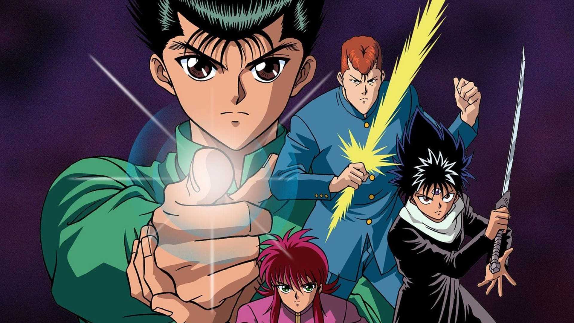 The cast of Yu Yu Hakusho