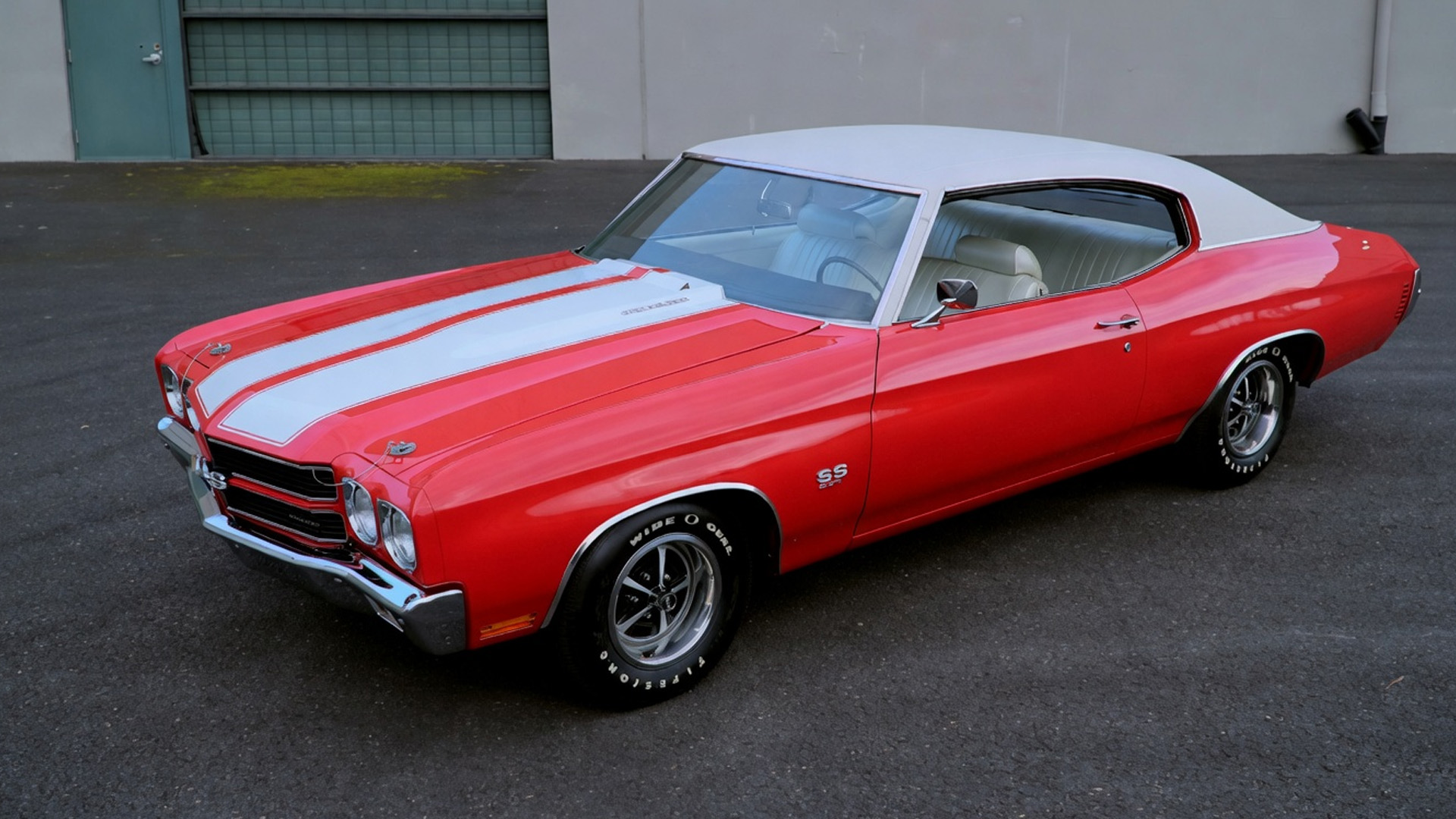 Classic Chevrolet Chevelle with custom body and paint