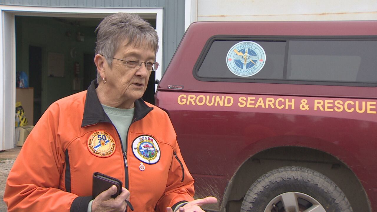 NS ground search and rescue teams look for money and missing persons