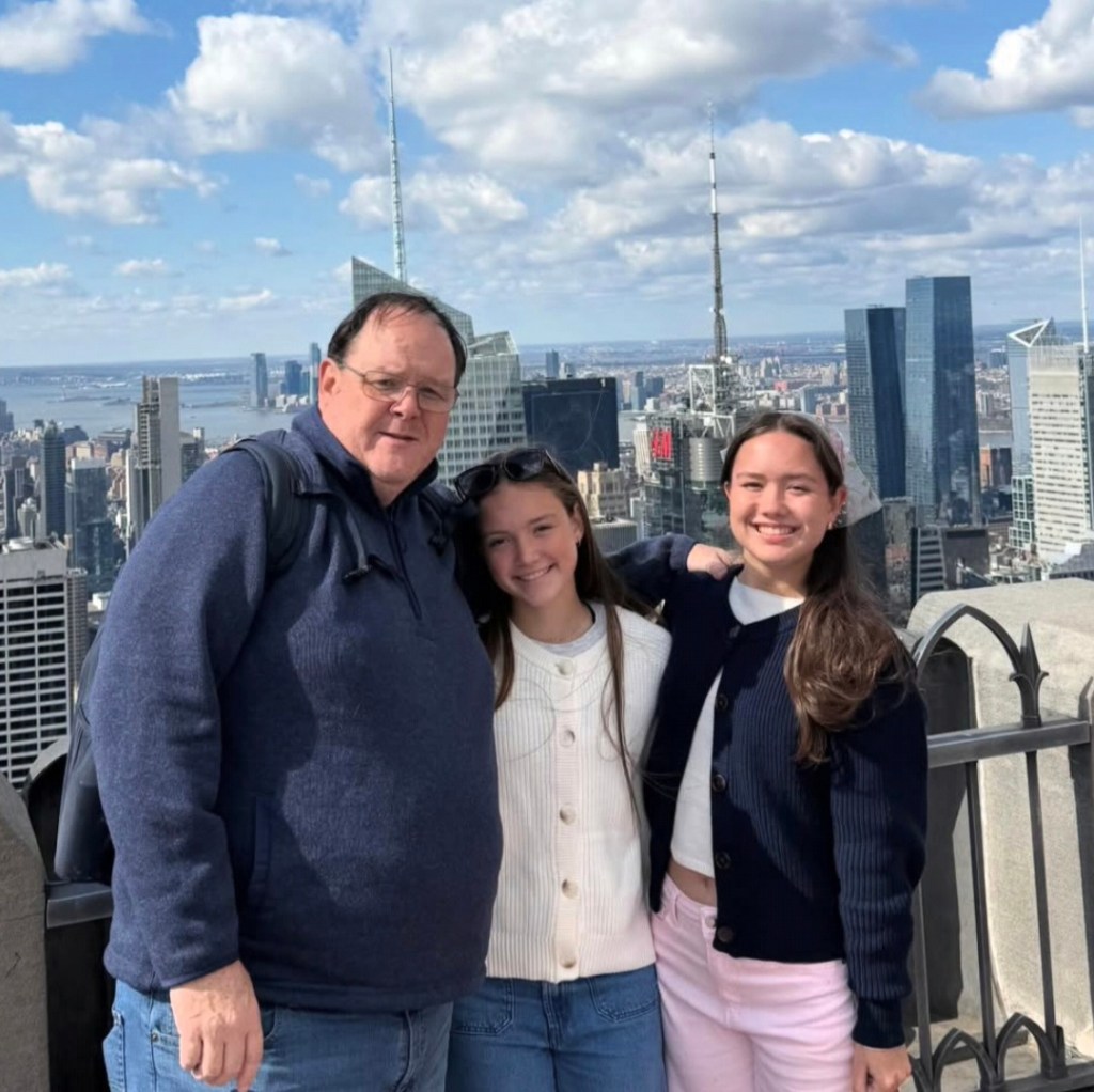 Martha Odom with her family during a sight-seeing trip to New York City in April 2026. Brooke Odom/Instagram