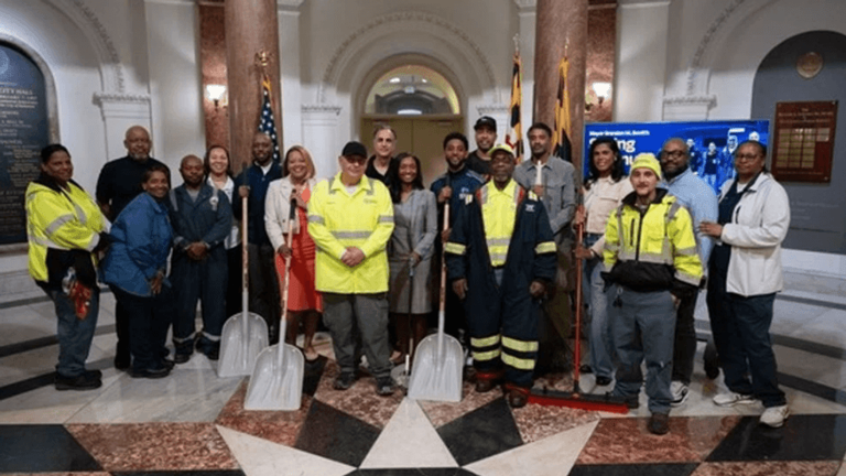 Baltimore residents join citywide spring cleanup and day of service