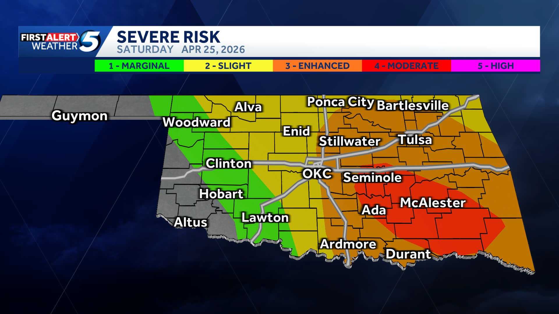 Timeline: Tornadoes and large hail possible as risk upgraded for ...