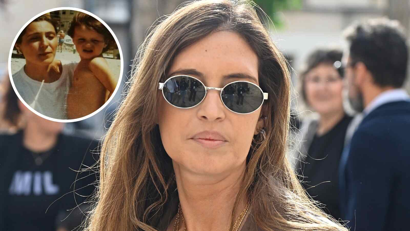 Sara Carbonero, abatida en la despedida de su madre Goyi Arévalo en una  emotiva misa en Corral de Almaguer