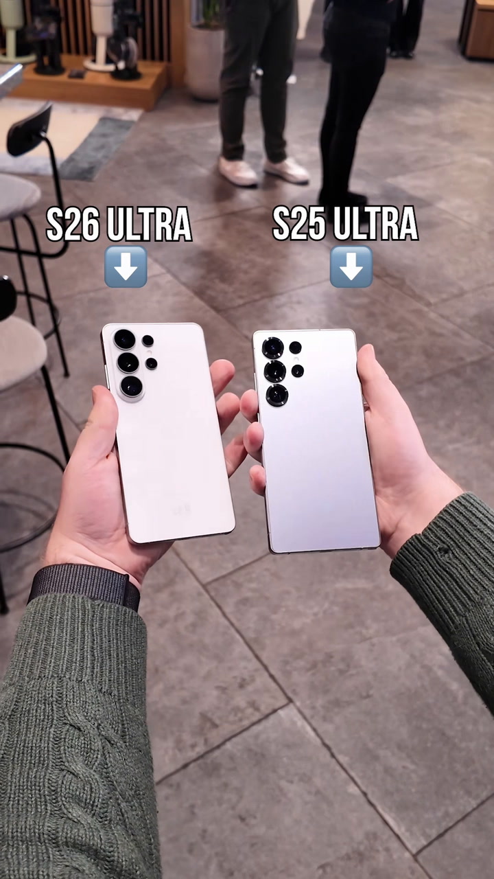 Can you spot the difference? S26 Ultra & S25 Ultra design