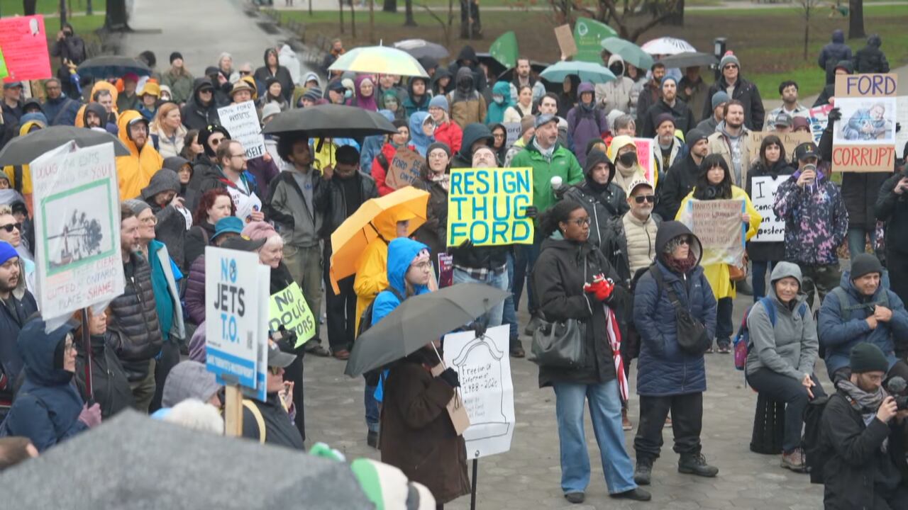 Anti-Doug Ford rallies take place across Ontario to protest OSAP, FOI ...