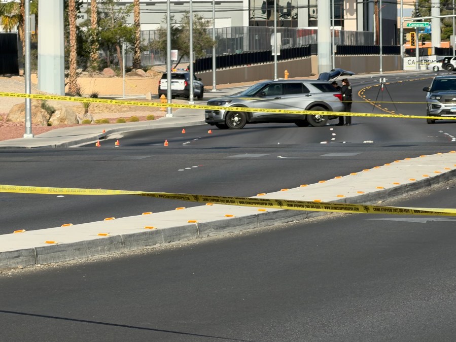 Police shoot armed suspect following foot chase west of Las Vegas Strip