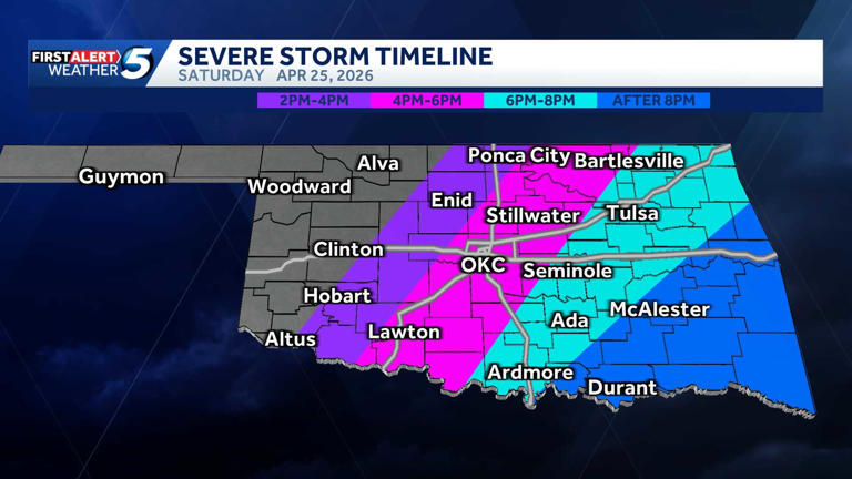 Numerous tornado warnings issued with storms Saturday; severe weather ...