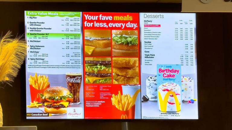 The reason your McDonald's menu may look shorter than usual