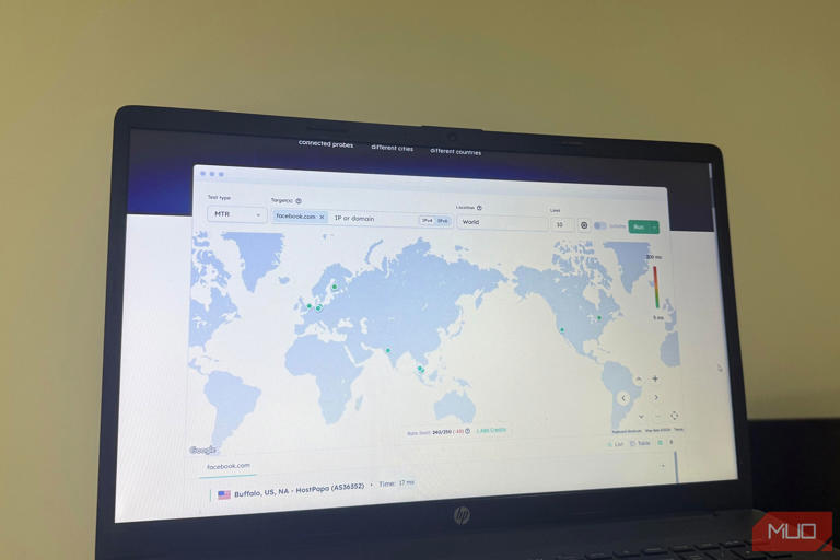 There's a free tool that shows you the real latency between your ...