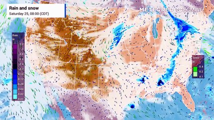 A powerful storm system moving across the central US brings active ...