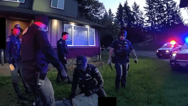 Caught on camera: Suspected DUI driver arrested after pursuit, standoff ...