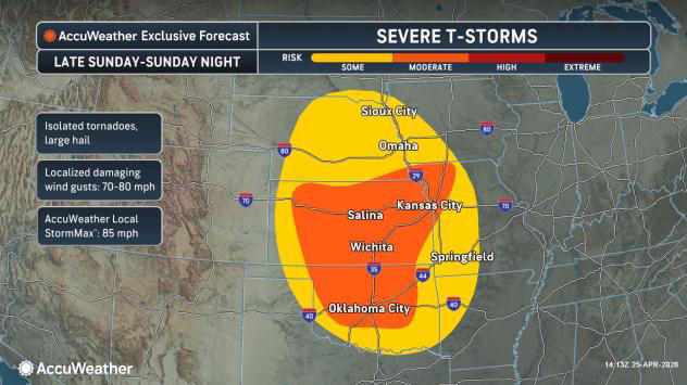 Severe weather outbreak, with threat of strong tornadoes, to intensify ...