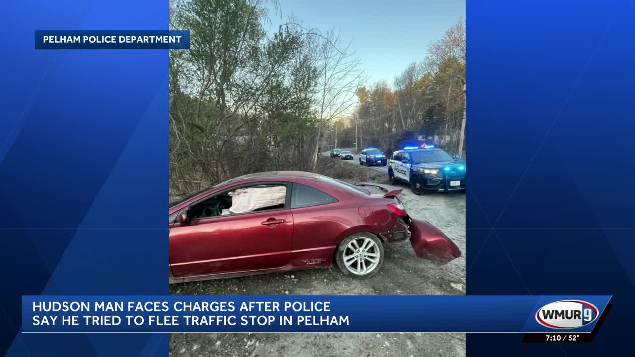 Hudson man faces charges after police say he tried to flee traffic stop ...