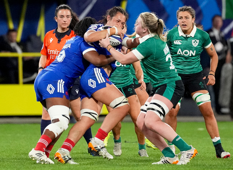 Ireland battle bravely but France eventually prevail with bonus-point win