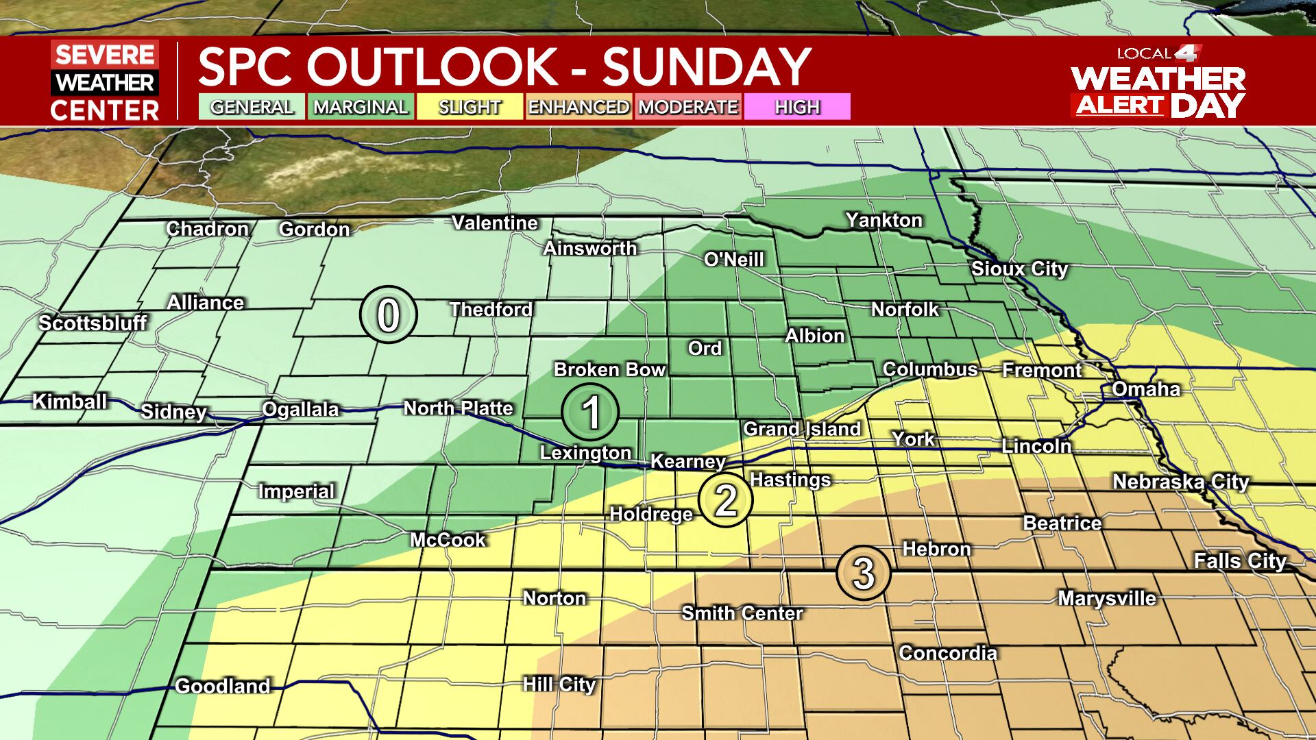 Showers and thunderstorms into this evening, some may be strong ...
