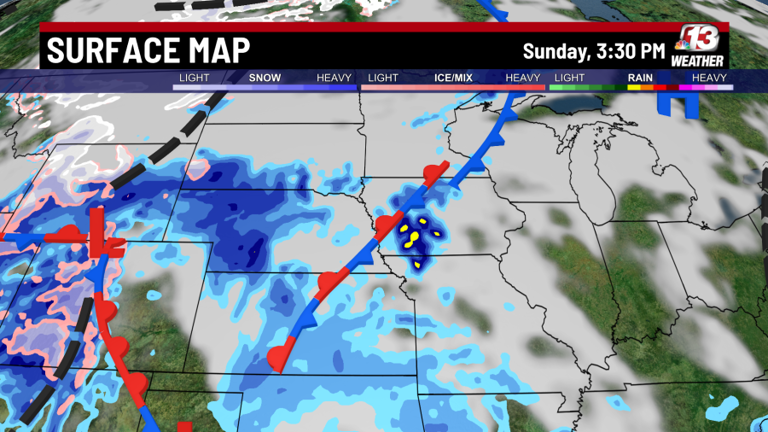 Sunday and Monday storms followed by cool, dry week in Iowa