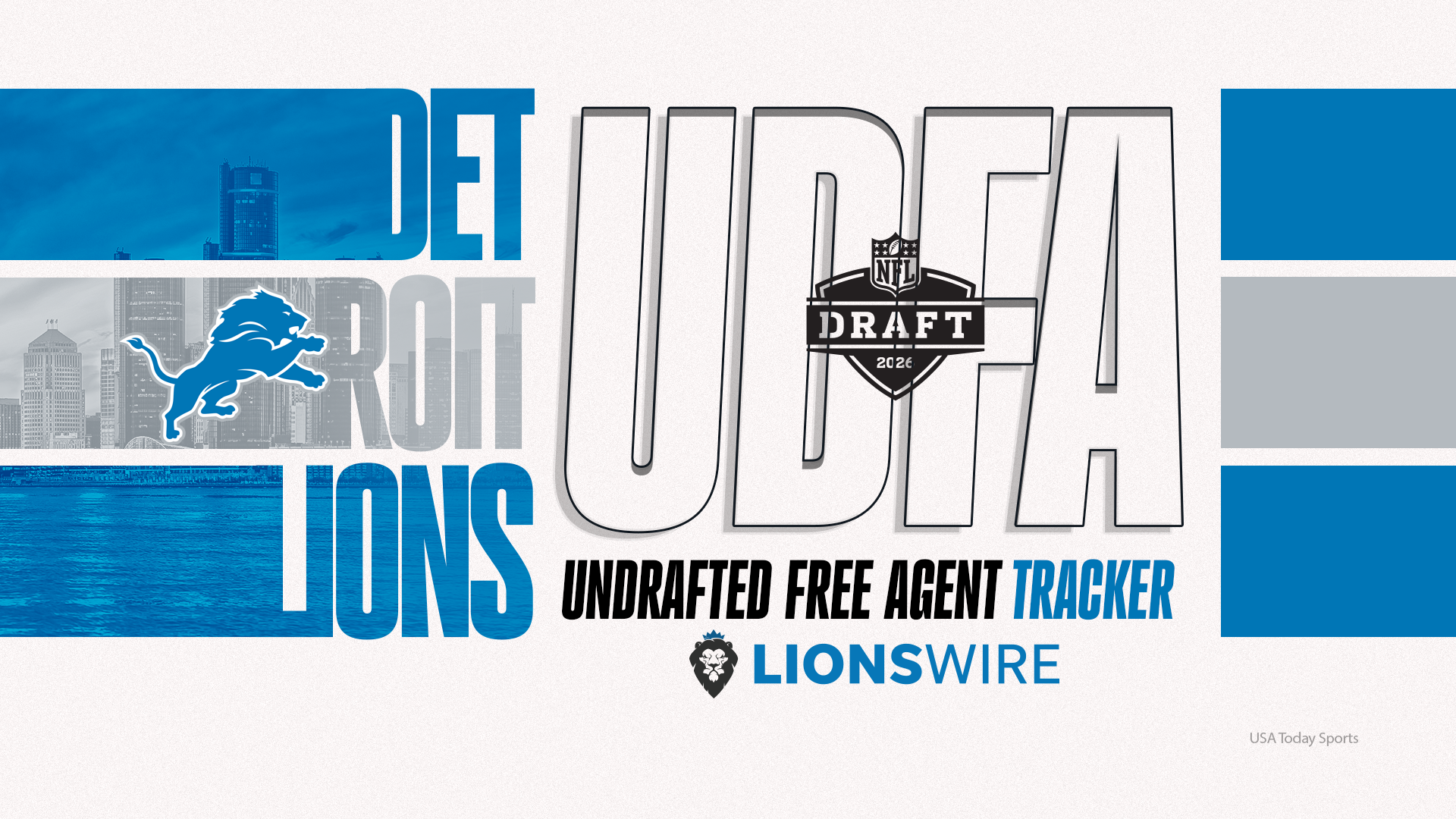 2026 Detroit Lions undrafted free agents tracker