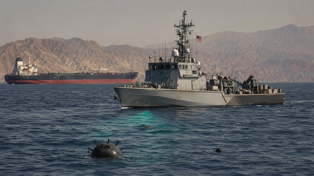 US starts hunting for Iranian mines in Hormuz as shipping nerves deepen