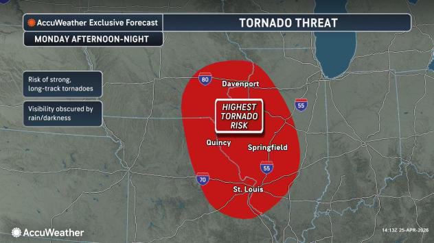 Severe weather outbreak, with threat of strong tornadoes, to intensify ...