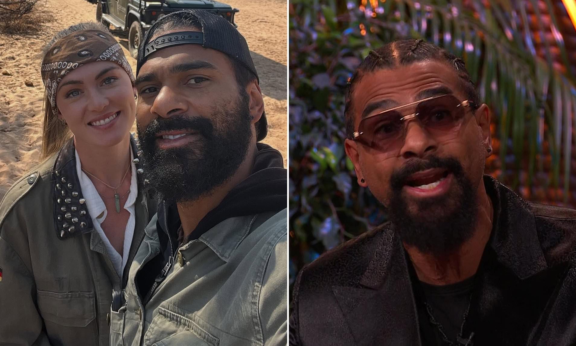 David Haye's girlfriend shares a selfie with the boxer as they brush ...