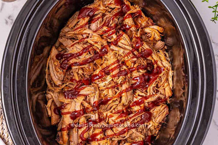 Slow cooker BBQ pulled pork