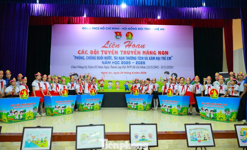 ‘Măng non’ nhập vai tuyên truyền phòng chống đuối nước, tai nạn thương tích và xâm hại trẻ em