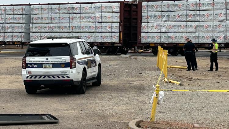 Woman seriously hurt after being hit by train in central Phoenix