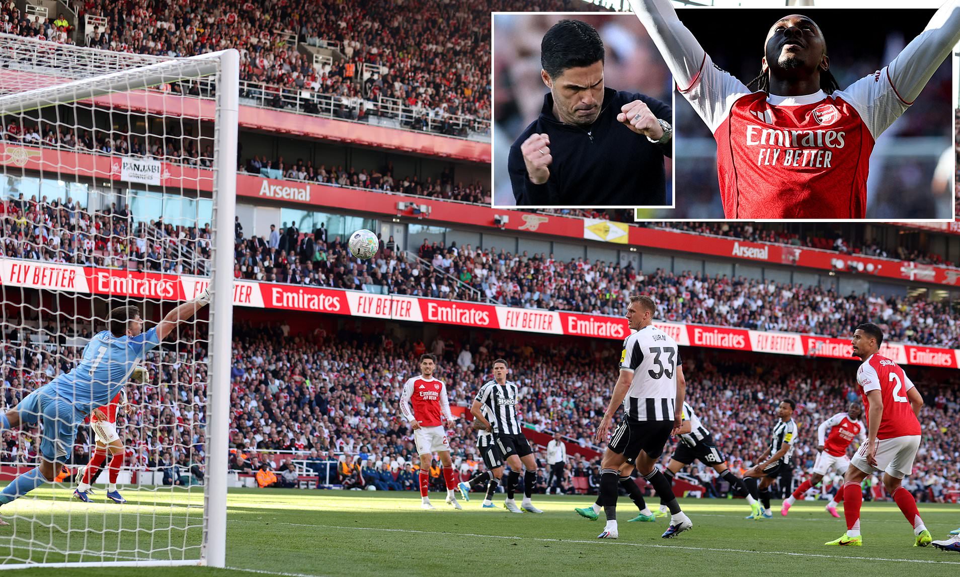 Arsenal 1-0 Newcastle: Eberechi Eze's stunning strike sends Gunners ...