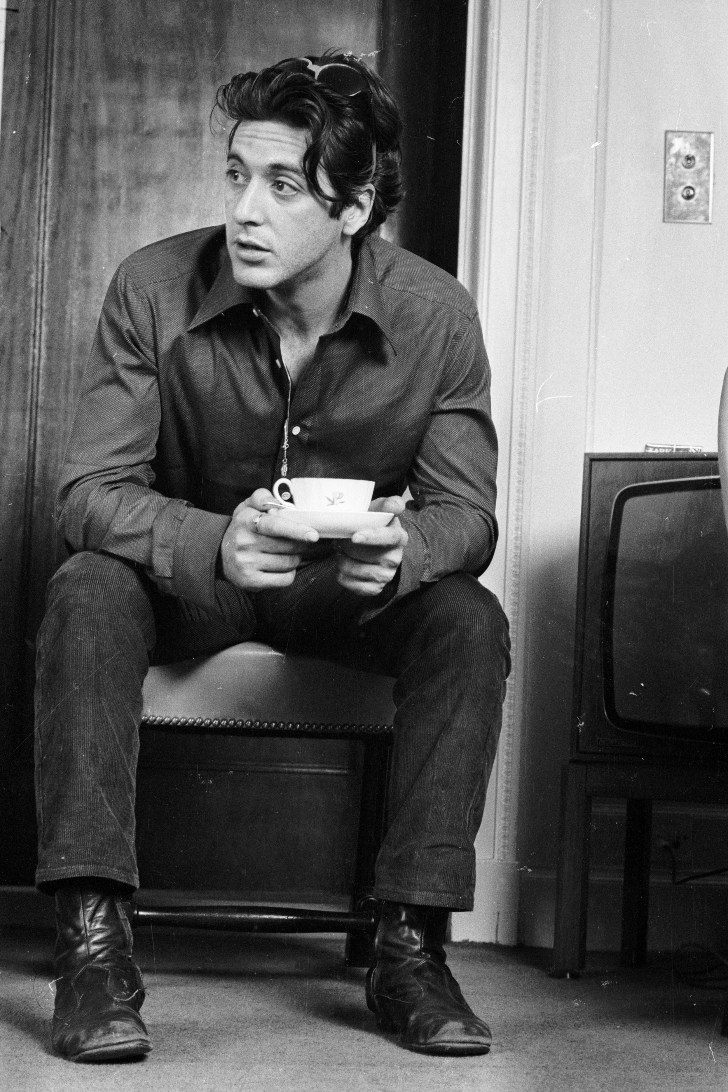 Al Pacino in the Godfather era: Black-and-white photos from the 1970s ...
