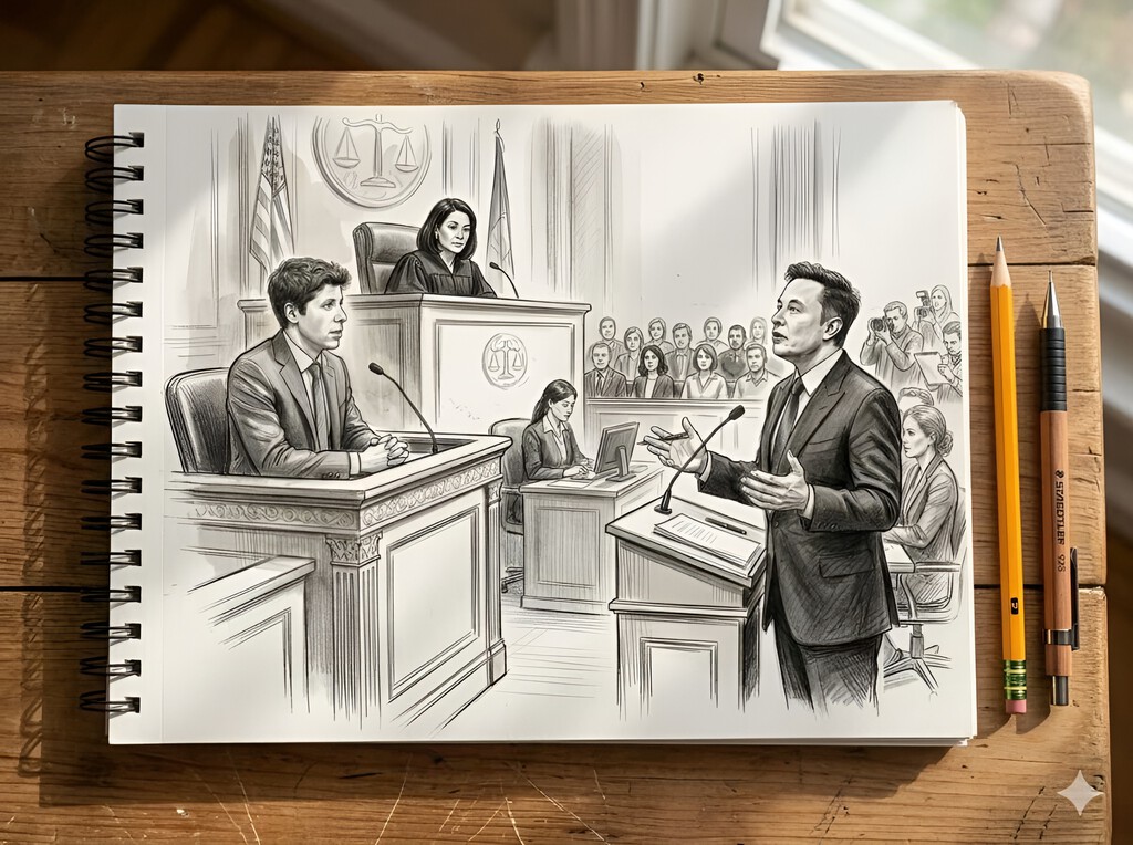 En 36 horas arrancará el juicio de la década entre Elon Musk y Sam ...