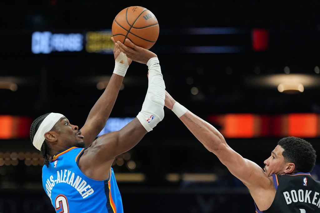 NBA》亞歷山大42分射落太陽 雷霆3連勝聽牌