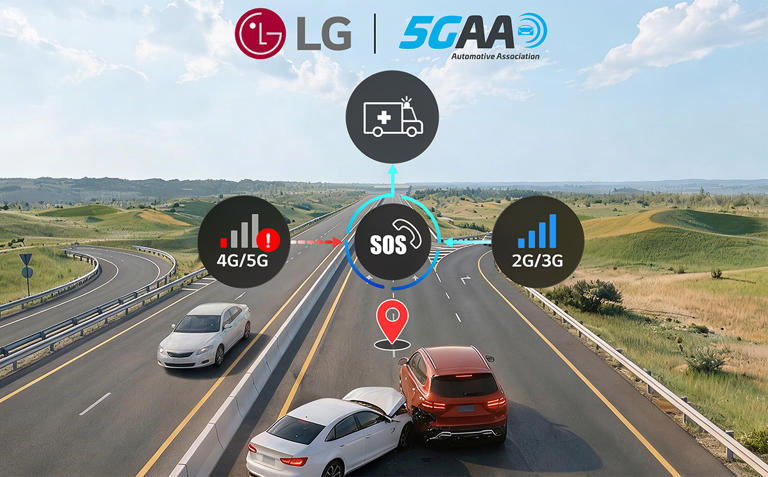 “사각지대 없앤다”…LG전자, 2G~5G서 모두 작동하는 '車 긴급호출' 내놔