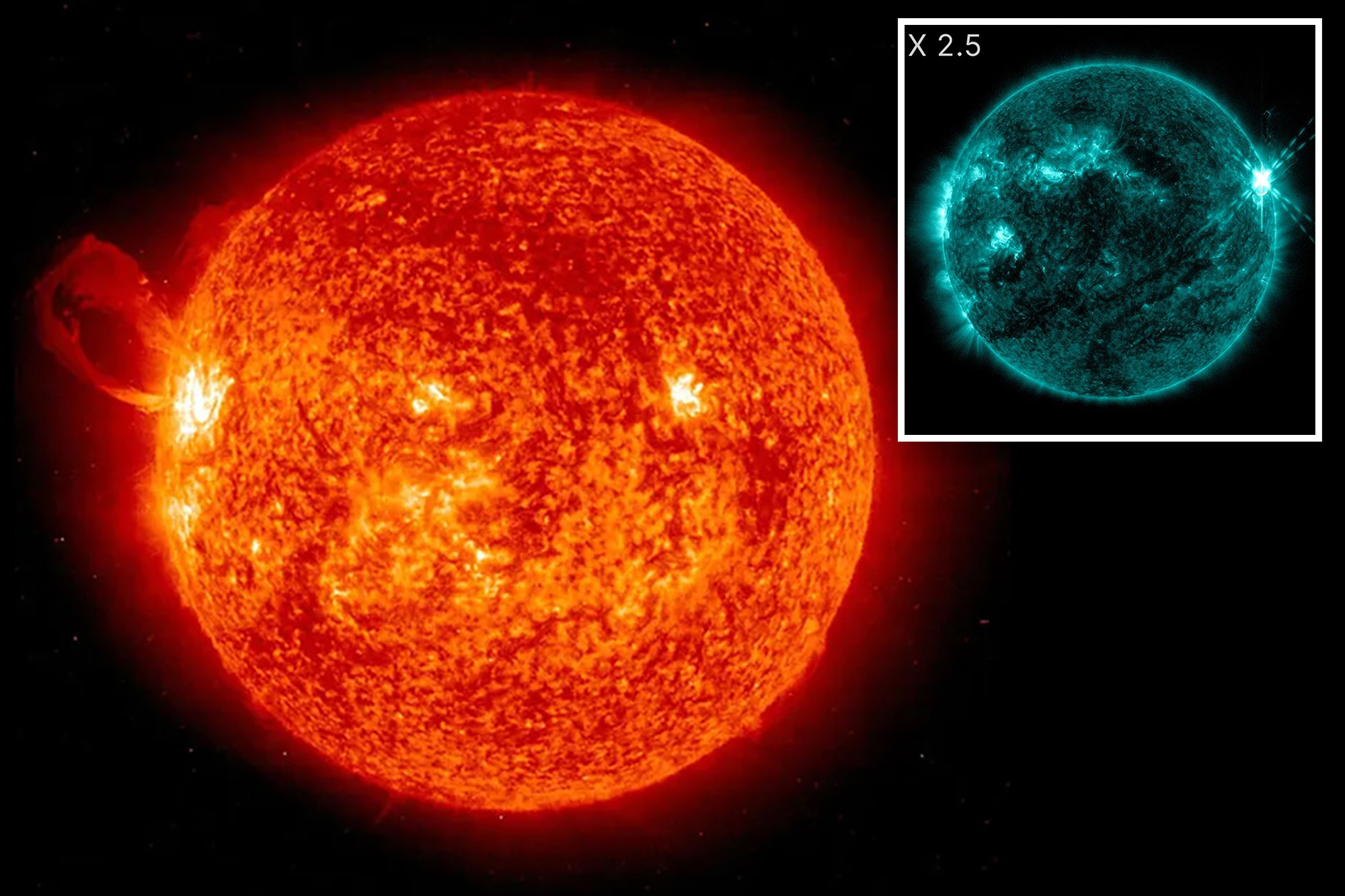 2 ‘intense’ solar flares in just 7 hours, the strongest in months ...
