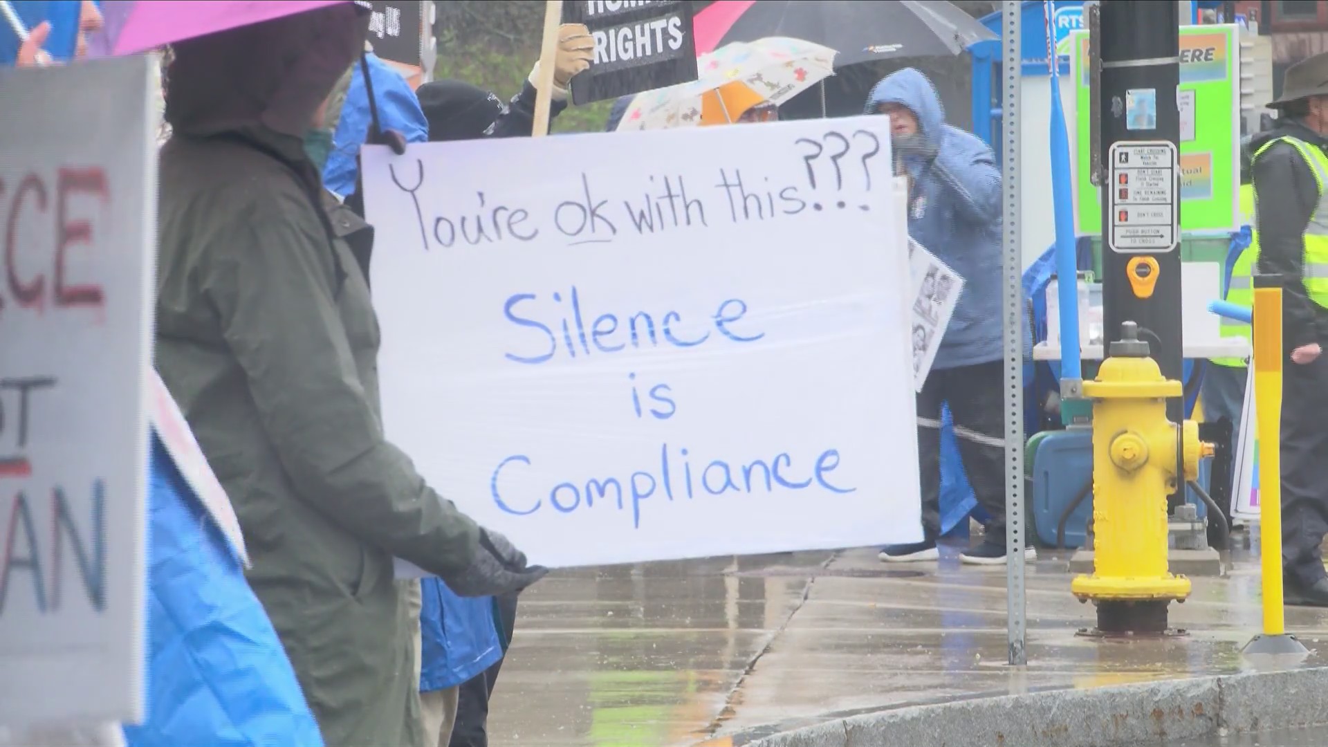 Local protestors speak out against ICE detention center expansions ...