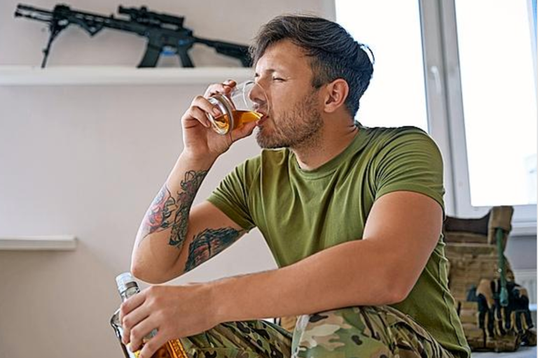 Almost 15,000 British troops have been treated for alcohol abuse
