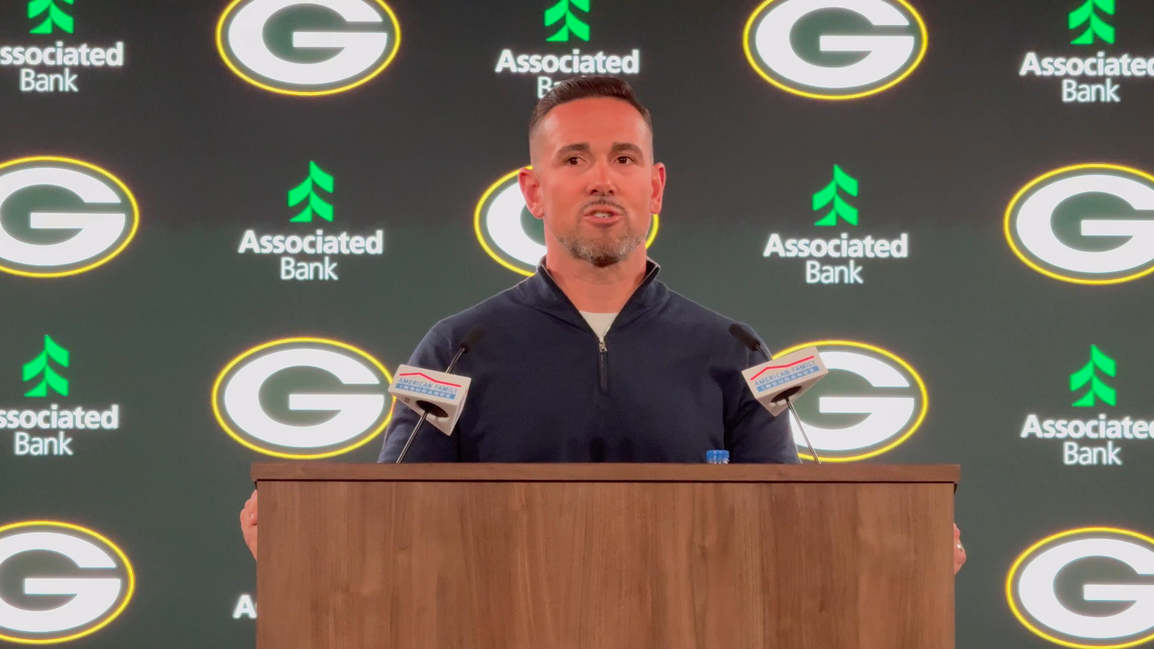 Packers coach Matt LaFleur on six-man draft class