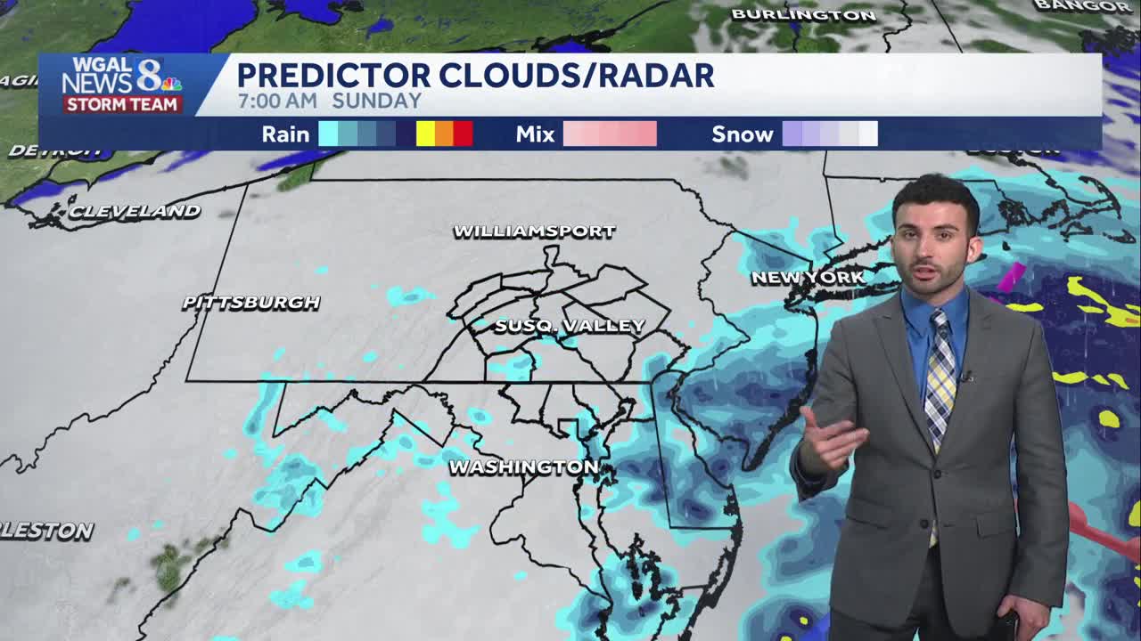 Drier Sunday with cooler highs; more shower chances next week