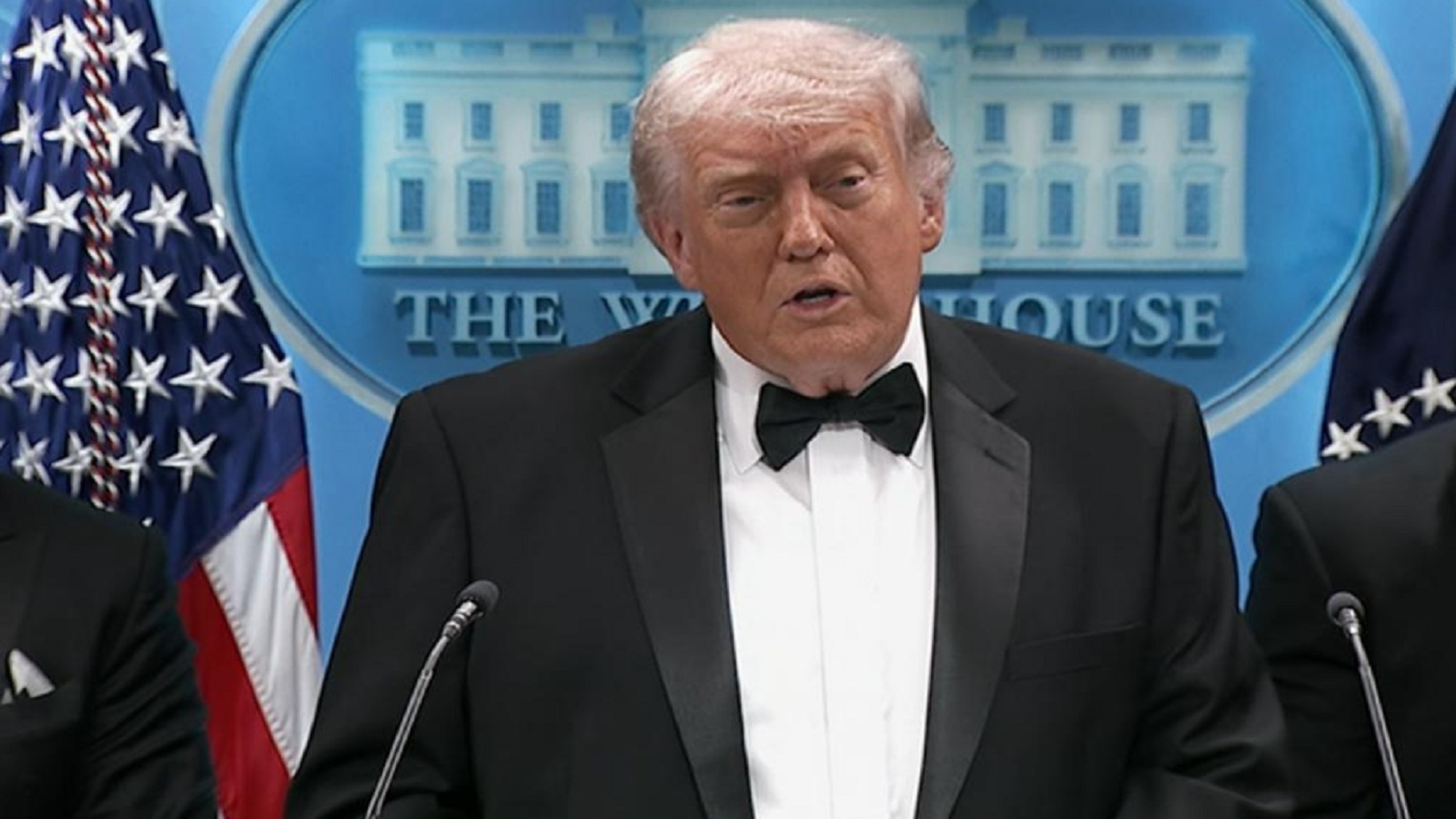 Trump speaks after shooting incident outside White House Correspondents ...