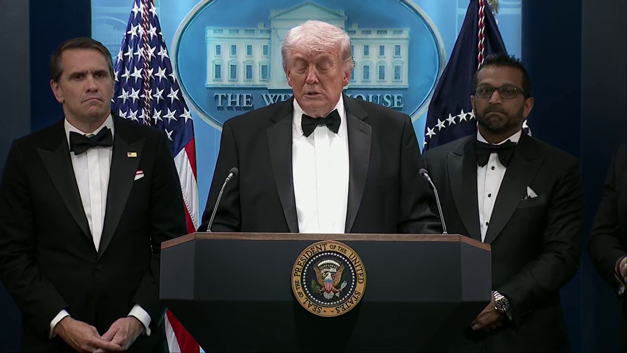 President Trump's full statements after shooting at the White House