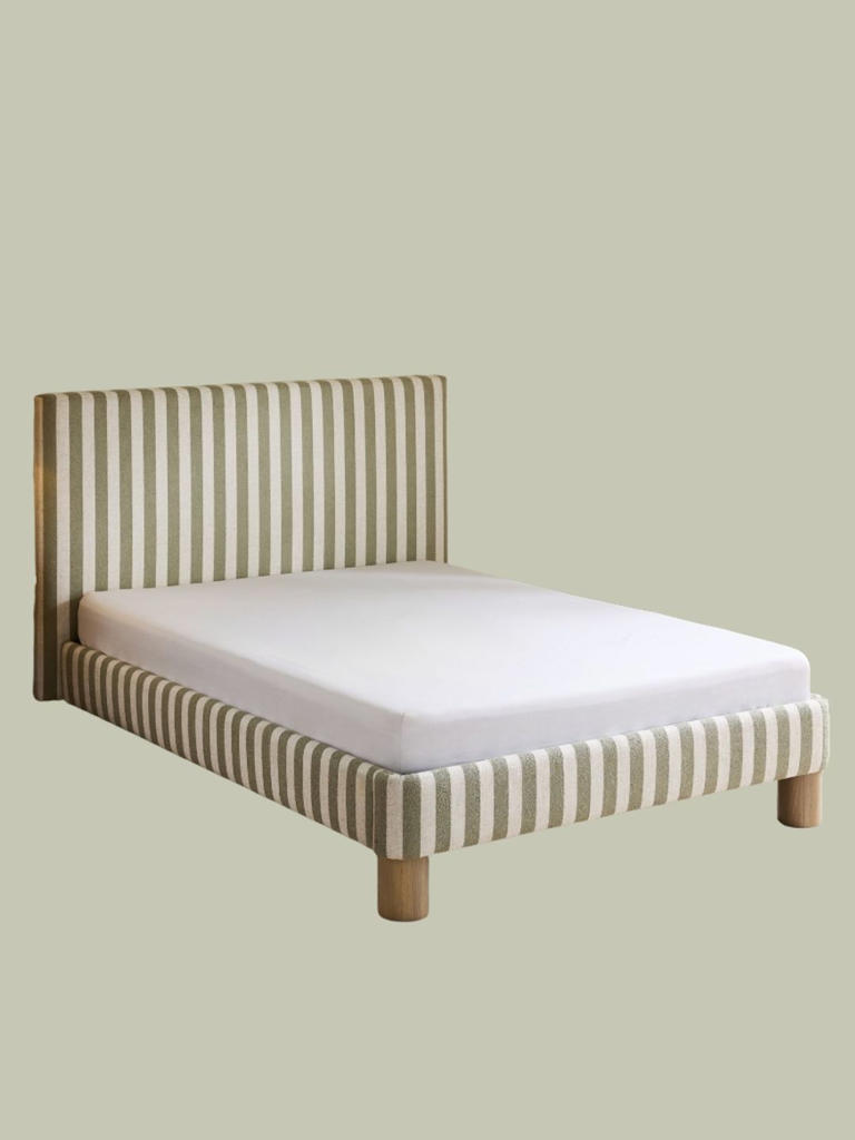 This wavy, wooden bed frame from Next looks so design-y